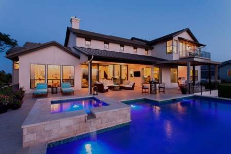 Custom Home with Pool by Silverton Custom Homes