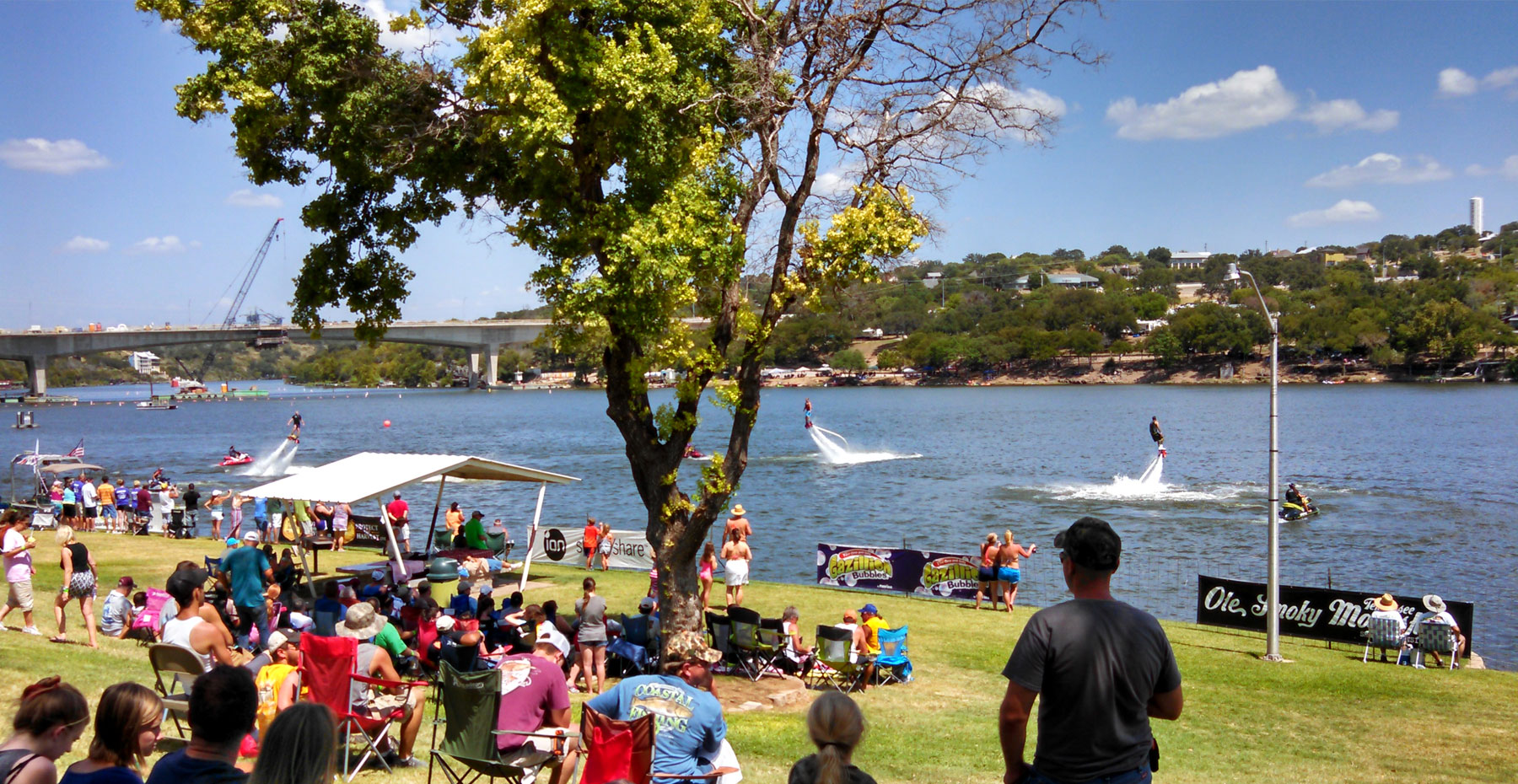 Festival on the lake near Marble Falls, TX