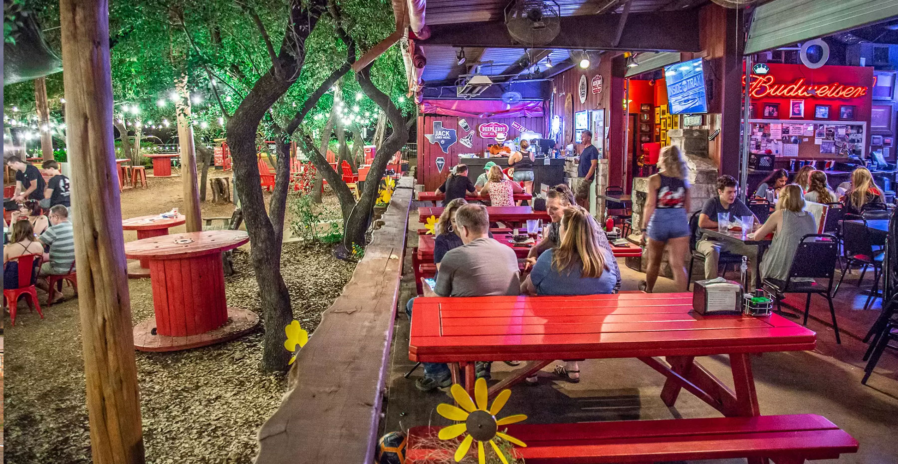 Opie's Bar-B-Que in Spicewood, Texas a popular restaurant 