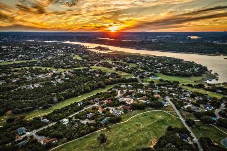 Sunset over Lago Vista