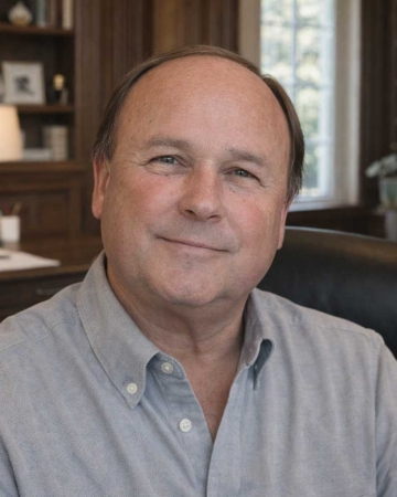 Headshot of Mike Grimm in an luxury home office setting